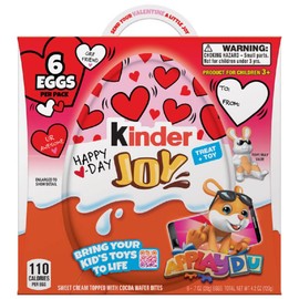 Kinder JOY, Egg - 6 pack, 4.2 Ounce