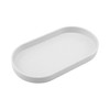 VCREATC White Small Tray (10 inch), Oval Tray for Bathtub