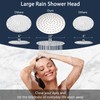 UCLIMAA 10 Inch Rain Shower Head with Handheld System, 24"