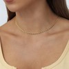 Relveo Dainty Gold Choker Necklace for Women 14K Gold Plated