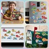 12 Pcs Diamond Art Magnets Seasonal Truck Refrigerator DIY Craft