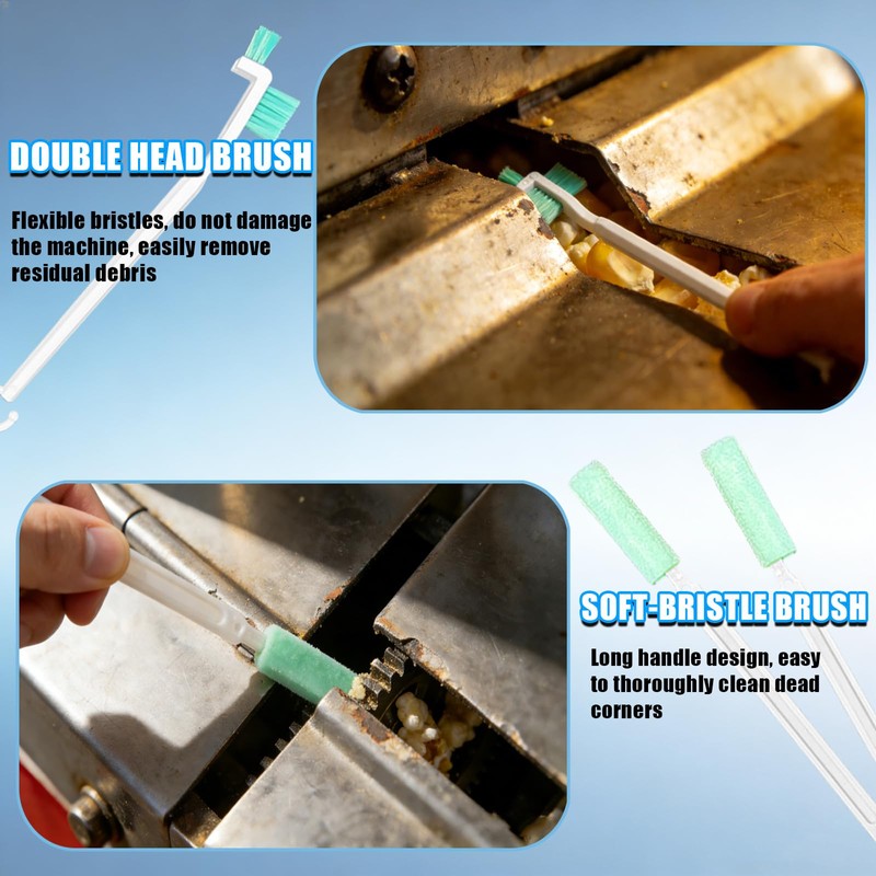 Popcorn Machine Cleaning Kit, Popcorn Machine Cleaner Brush, Popcorn Machine