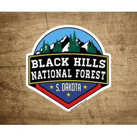 3" Black Hills National Forest Decal Sticker South Dakota Vinyl Indoor Outdoor