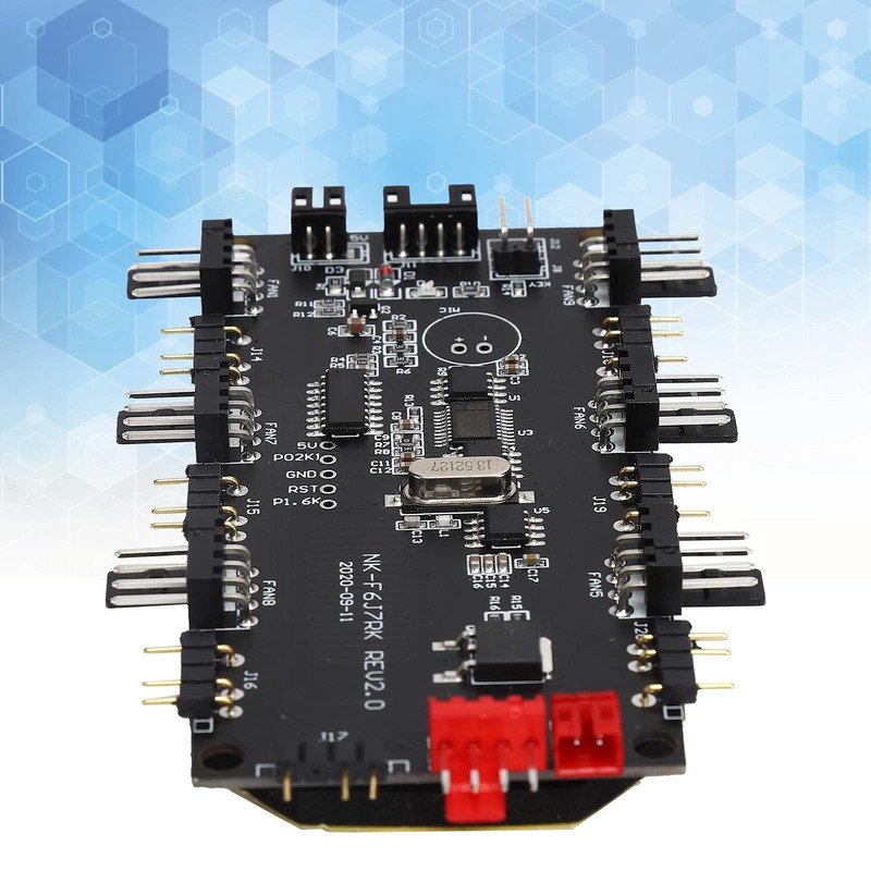 Heayzoki LED Light Controller PCB Power Supply Fan Hub 4/3