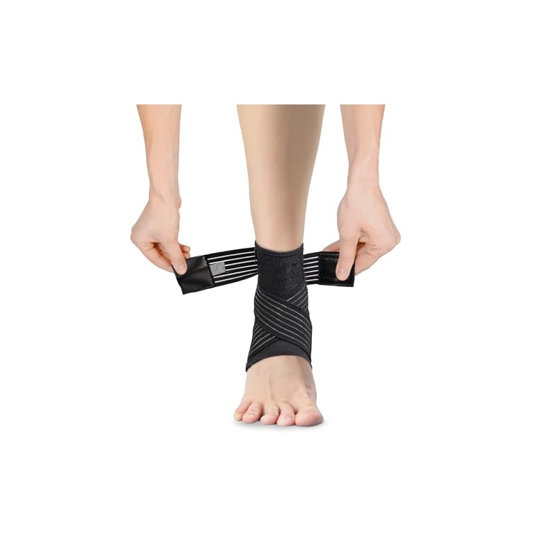Enmo Adjustable Ankle Support - One Size, Breathable, For Sprain