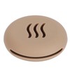 Silicone Powder Puff Holder for Beauty Egg Breathable Bag Brown