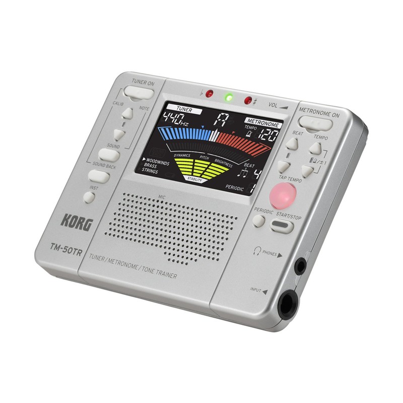 KORG 管弦楽器トレーナー/チューナー/メトロノーム TM-50TR-SL シルバー