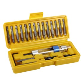 Yosoo Drill Driver Screwdriver, 2 in 1 Drill Flip Drill Bit Driver Combo Bit Set Driver Accessory Kit Revolving Head with Different Kinds of Bits