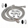 Unbranded NEW SS Braided Automatic Transmission Cooler Line Kit -6AN