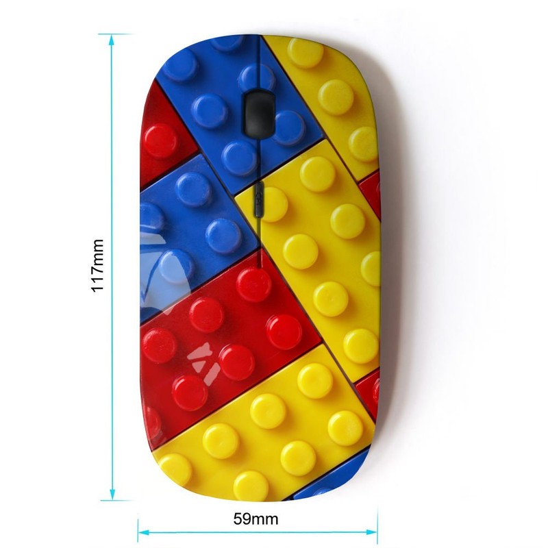 KOOLmouse [ Optical 2.4G Wireless Mouse [ Toy Blue Yellow