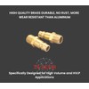T TANYA HARDWARE Brass 1/4 Inch NPT High Flow Air