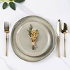 AmorArc Ceramic Dinnerware Sets,Handmade Reactive Glaze Stoneware Plates and Bowls