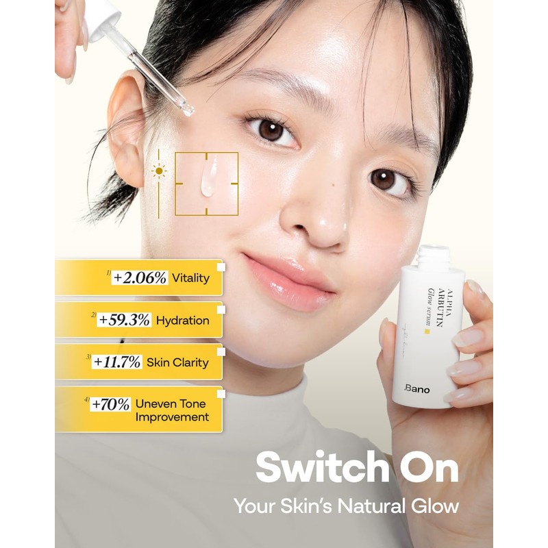 Bano Alpha Arbutin Glow Serum – 2% Alpha Arbutin +