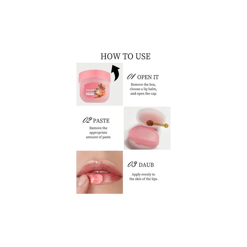 Set De 6 Kits De Cuidado Labial Fruit Lipstick Con