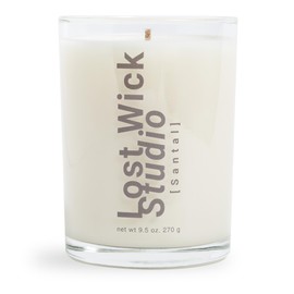 Lost Wick Studio - Santal, Premium Scented Candle with Organic Coconut Wax, 9.5Oz