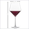 ZWIESEL GLAS Pure Burgundy Red Wine Glass (Set of 2),