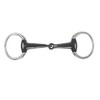 Shires Sweet Iron Hollow Mouth Eggbutt Bit in Black 5",
