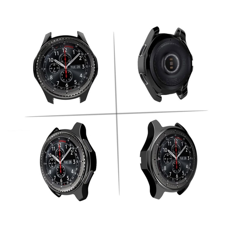 Levemolo Watch Case for Gear Shock-Resistant TPU Protective Cover Black