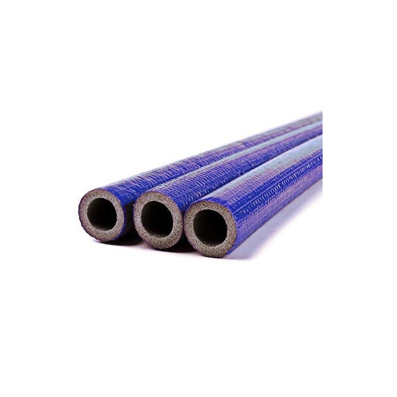10m Long Blue 22mm Extra Strong Pipe Foam Insulation Lagging