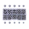 PandaHall Elite Environmental Dyed Glass Pearl Round Beads, Mixed Colours