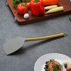 Gold Spatulas, Berglander Non-stick Silicone Solid Turner Titanium Gold Plating
