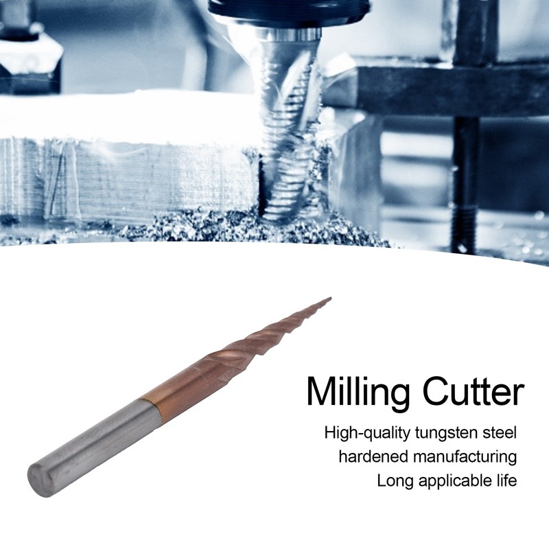 Milling Cutter Conical Ball Head Tungsten Steel Cutting Tools with