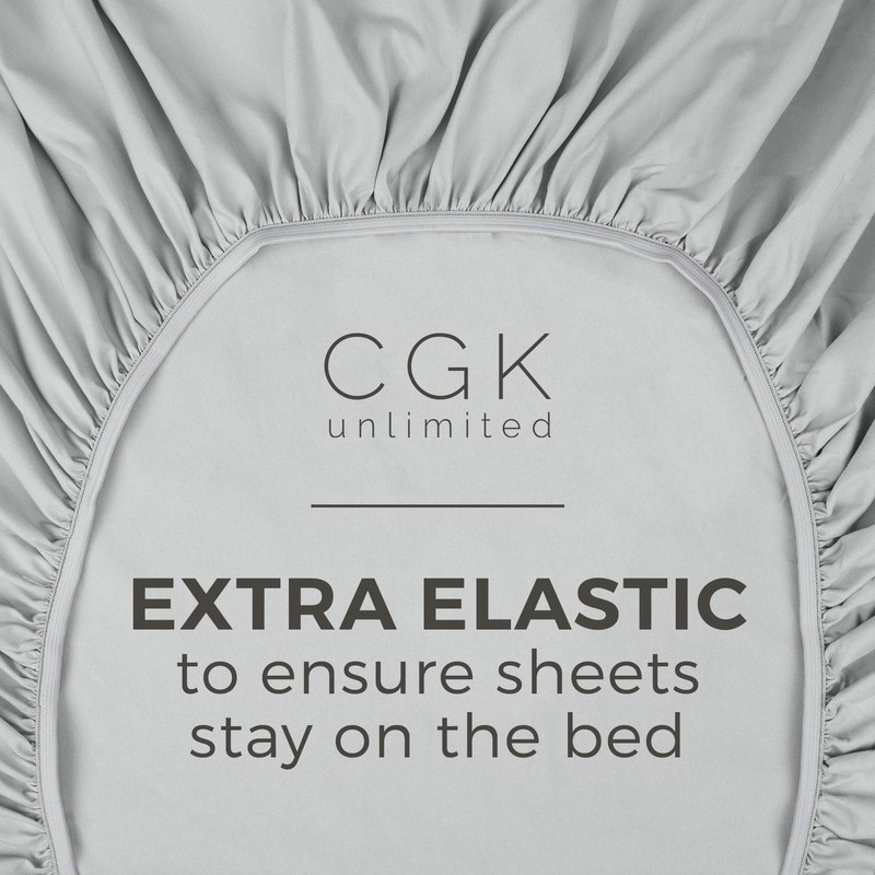 Single Bed Fitted Cotton Bedsheets - 100% Cotton Single Fitted