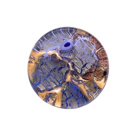 Murano Glass Brooch, Handmade Millefiori Flower Brooch, Murano Glass Jewellery from Venice Italy, 2cm Diameter