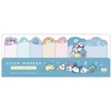 Sunstar Stationery S2835487 Nagano x Sanrio Character Sticky Notes, Die-Cut Sticky Notes, Slim Type, Nemuine