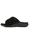 VIONIC Women's Relax Ii Slides Mary Jane Flat, Black Fabric