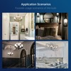 FLSNT B11 E26 LED Chandelier Light Bulbs, 60W Equivalent, 5000K