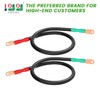 10L0L Golf Cart Pure Copper Battery Cables Compatible with EZGO