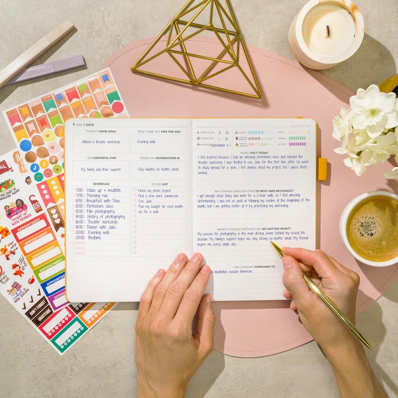 Clever Fox Self-Care Journal – Wellness & Daily Reflection Notebook