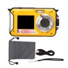 Underwater Camera, 10ft Waterproof Camera, Full HD 2.7K 48MP, 16X
