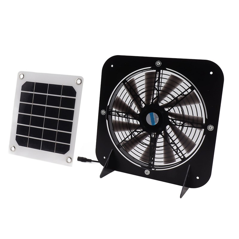 Solar Exhaust Fan 100W Solar Panel with 13.5inch Fan Waterproof