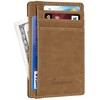 Travelambo Travelambo Slim Wallet Front Pocket Minimalist Leather RFID Blocking