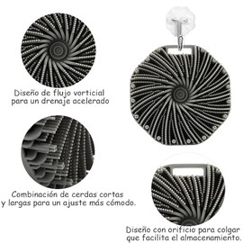 Cepillo Baño Manual Silicona Dos Piezas Propia Correa Elástica Mano Antideslizante Esmerilado Fregar Dolor Pink Blue