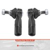Frankberg 2 x Tie Rod End Front Axle Left Right