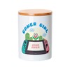 Fabulous Ceramic Pot with Lid Bamboo - Gamer Girl Games