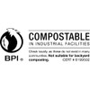 Aluf Plastics Biodegradable Compost Bags - 33 Gallon (50ct) ATSM