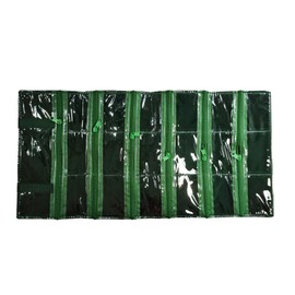 SCIKHEFT Travel Jewelry Roll Bag Portable Organizer Pouch With Grids&PVC Cover Storage Bags for Necklace, Bracelet, Bracelet,Ring, Badge, Pendant