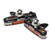 AWE® Black Cassette Road Brake Blocks Grey/Orange/White 55mm