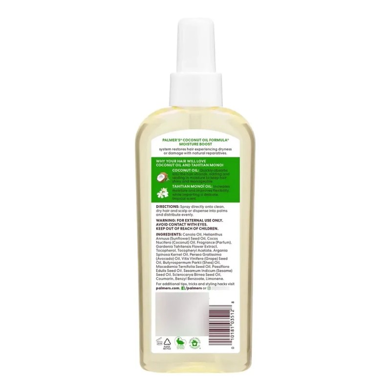 Aceite Capilar Palmer's Coconut Oil Moisture Boost, 5.1 Oz