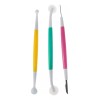 SARO STORE Moldeadores De Fondant Set De 3 Piezas