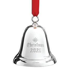 Reed and Barton 2021 37Th Annual Christmas Bell, 0.30 LB, Metallic