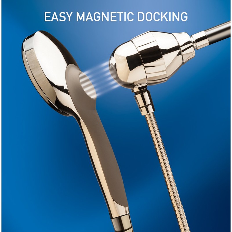 Culligan S-H200-C Hand-Held Showerhead with Magnetic Base and Filter, 10,000