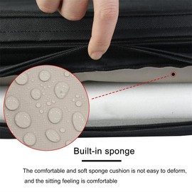 KENANLAN Camping Padded Floor Chair Portable Foldable Waterproof Outdoor Fishing Seat Cushion Stadium Seats for Grandstands Stadium Chair with Back Support (New leaves camouflage)