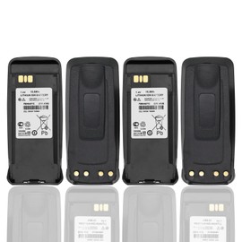(4PCS) PMNN4066A Battery PMNN4066 PMNN4066B Battery [2024 New Version] for Motorola XPR6550 Battery XPR6100 XPR4380 XPR6300 XPR6380 XPR6500 XPR6580 XPR8300 XTR8300 NNTN4077 NNTN4103 XPR6350 Battery
