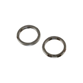 Exhaust Manifold Gasket Set 2 Pieces 36 x 29 x 5.3 mm for Gilera Honda Sachs Suzuki Italjet
