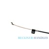 FR Recliner-Handles Car Door Flapper Style/Large Trigger and Longer Cable